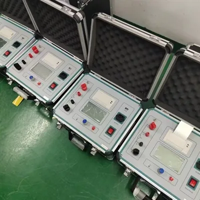 5는 인도에 준비된 접촉 저항 테스터를 설정합니다